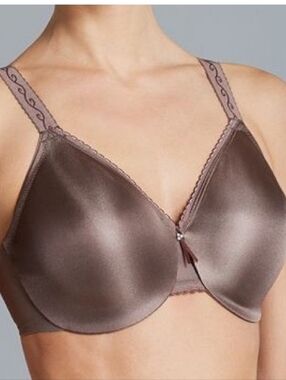 Wacoal Simple Shaping Minimizer Bra in Taupe Brown Size 44D New